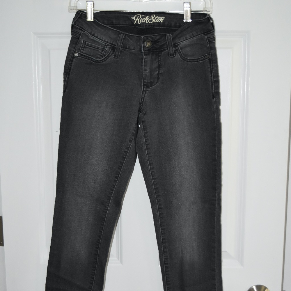 Black Faded Skinny Jean